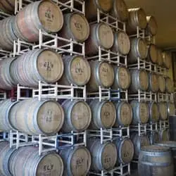 Image of wine barrels